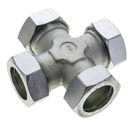 42L Zinc plated Steel Cross Cutting Ring 160 Bar DIN 2353