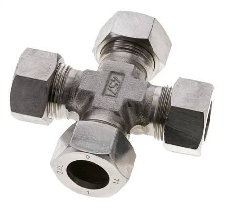 22L Stainless steel Cross Cutting Ring 160 Bar DIN 2353