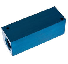 4xG 3/4'' Aluminium Distributor Block One-sided 16 Bar