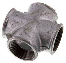 Rp 1 1/2'' Female Zinc plated Cast iron Cross 25 Bar