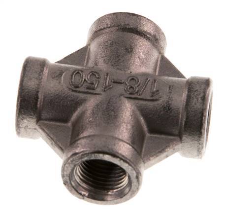 Rp 1/8'' Female Stainless steel Cross 16 Bar