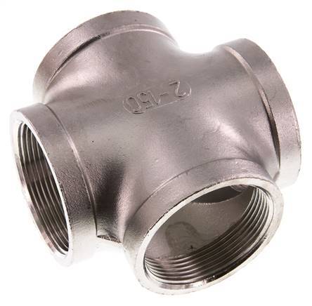 Rp 2'' Femelle Acier Inoxydable Croix 16 Bar