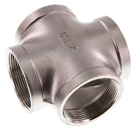 Rp 2'' Femelle Acier Inoxydable Croix 16 Bar