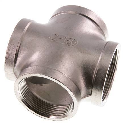 Rp 2'' Femelle Acier Inoxydable Croix 16 Bar