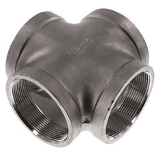 Rp 2 1/2'' Femelle Acier Inoxydable Croix 16 Bar