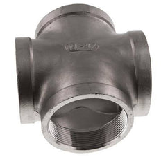 Rp 2 1/2'' Femelle Acier Inoxydable Croix 16 Bar