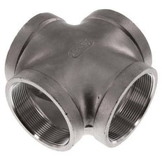 Rp 2 1/2'' Femelle Acier Inoxydable Croix 16 Bar