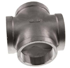 Rp 2 1/2'' Femelle Acier Inoxydable Croix 16 Bar