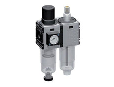 FRL 2-Part G1/4'' 800 l/min 0.5-10.0bar/7-145psi Auto Polycarbonate Futura 0