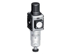 Filter-Regulator G1/4'' 1000 l/min 0.5-8.0bar/7-116psi Auto (Closed Without Pressure) 40 mm Pressure Gauge Polycarbonate Futura 0