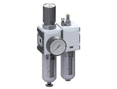 FRL 2-Part G1/4'' 1750 l/min 0.1-2.0bar/1-29psi Auto (Closed Without Pressure) Polycarbonate Futura 1