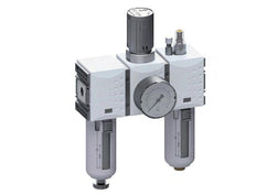 FRL 3-Part G3/8'' 1750 l/min 0.1-2.0bar/1-29psi Auto Metal Futura 1