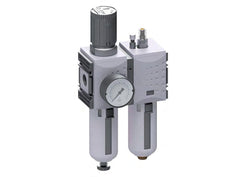 FRL 2-Part G3/8'' 3500 l/min 0.2-4.0bar/3-58psi Semi-Auto Polycarbonate Futura 2