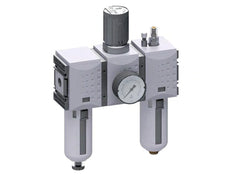 FRL 3-Part G1/2'' 3500 l/min 0.1-2.0bar/1-29psi Auto Polycarbonate Futura 2