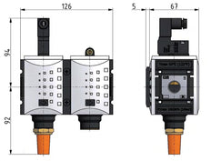 Soft-start Valve G3/8 24VDC 3400 l/min Futura 2
