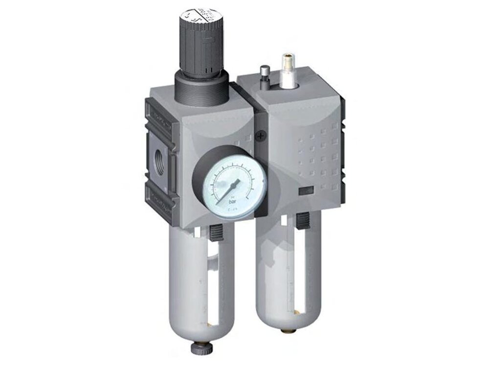 FRL 2 Parties G3/4'' 12000l/min 0.5-8.0bar/7-116psi Semi-Auto Polycarbonate Futura 4
