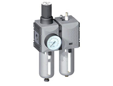FRL 2-Part G1'' 12000 l/min 0.5-10.0bar/7-145psi Auto Polycarbonate Futura 4