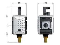 3/2 Valve G3/4 24VDC 12500 l/min Futura 4