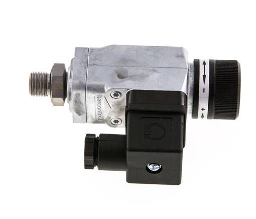 Pressostat SPDT 10 à 120 bar en zinc moulé G1/4'' 250VAC Connecteur DIN-A