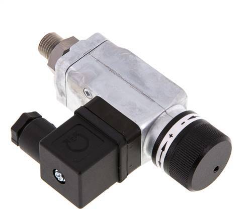 Pressostat SPDT 20 à 250 bar en zinc moulé G1/4'' 250VAC Connecteur DIN-A
