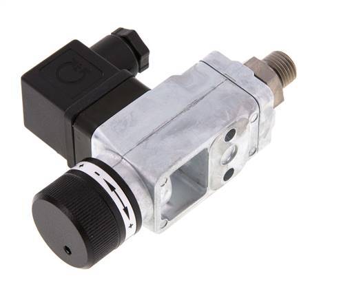 Pressostat SPDT 20 à 250 bar en zinc moulé G1/4'' 250VAC Connecteur DIN-A
