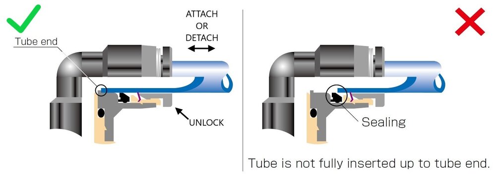 6mmxR1/4'' Elbow Push Fit [10 Pieces]