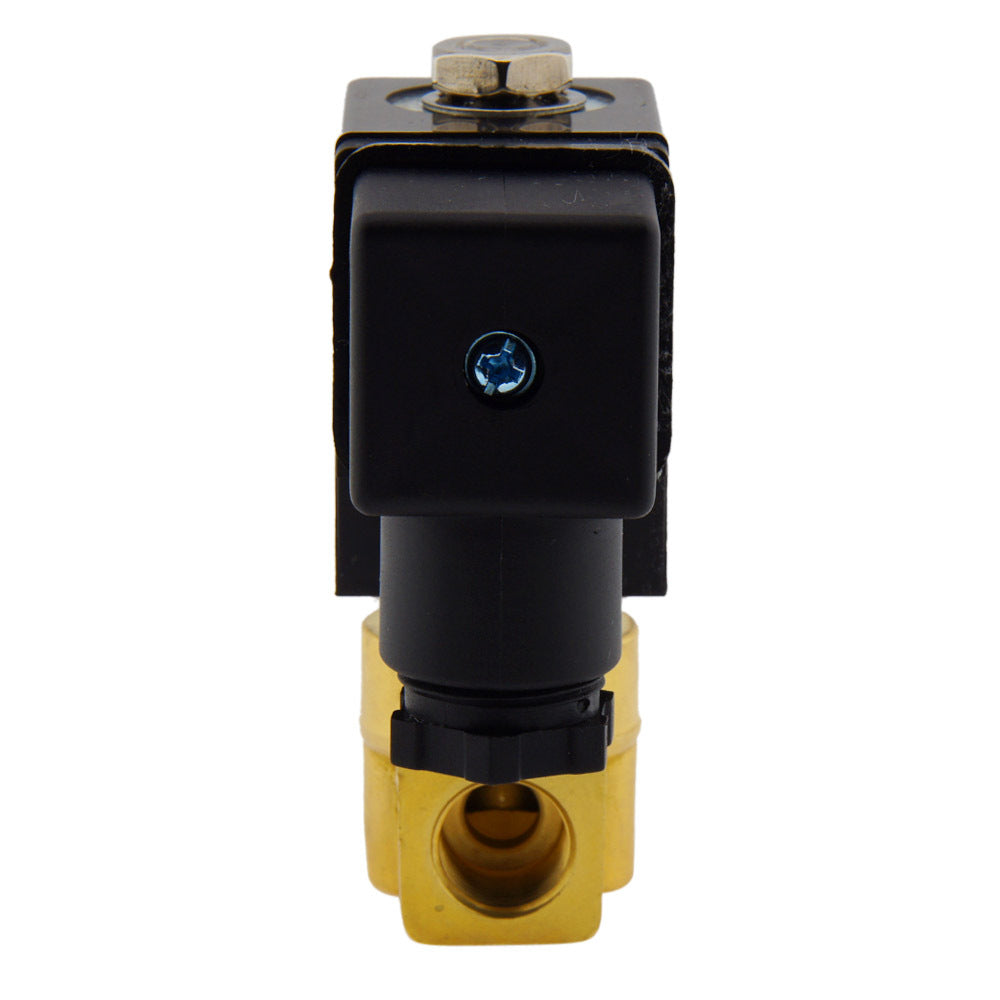 Solenoid Valve HP-DA 1/4'' Brass PTFE 4-75bar 12V DC