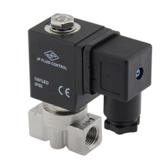 Solenoid Valve HP-DA 1/4'' Stainless Steel FKM 0-75bar 12V DC