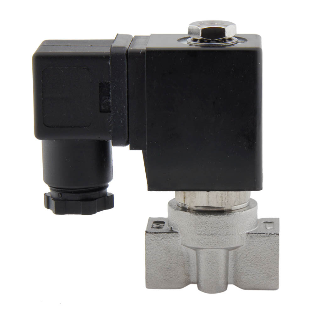 Solenoid Valve HP-DA 1/4'' Stainless Steel FKM 0-75bar 12V DC