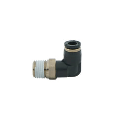 IN R1/4" x OUT 6mm Angled 1.7mm Orifice Meter-Out Check Valve