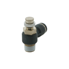 5/16" - R1/8" Elbow Pneumatic Needle Valve