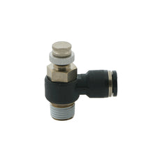 10mm - R1/4" Elbow Pneumatic Needle Valve