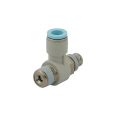 5/16" - R1/4" Elbow Clean-Room Package Pneumatic Needle Valve