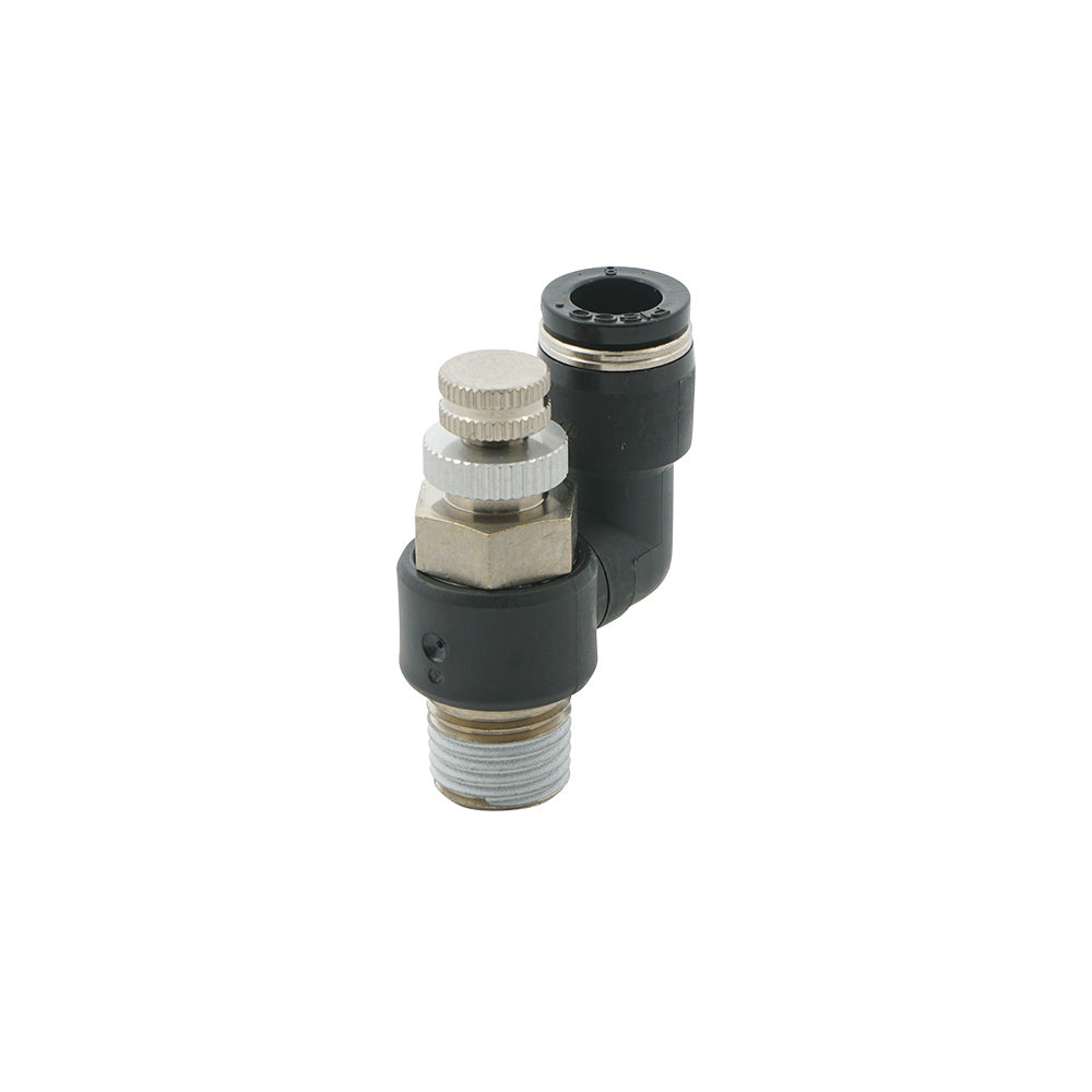 5/16" - R3/8" Rotatable Pneumatic Needle Valve