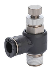 8mm - R3/8" Meter-In Elbow Flow Control Valve