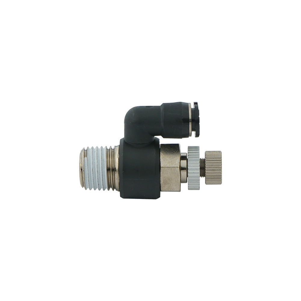 1/8" - M5 Meter-In Rotatable Flow Control Valve