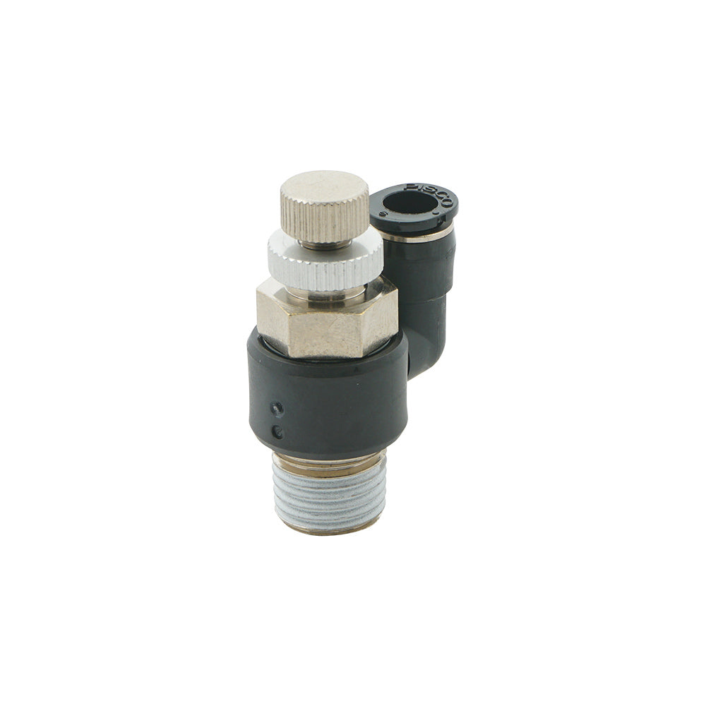 10mm - R1/4" Meter-In Low Cracking Pressure Rotatable Flow Control Valve