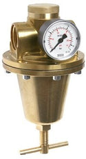 Reducteur de pression eau et air laiton G1/4'' 2.5 l/min 0.5-10 bar/7-145psi