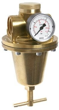 Reducteur de pression eau et air laiton G1'' 24 l/min 0.5-10 bar/7-145psi