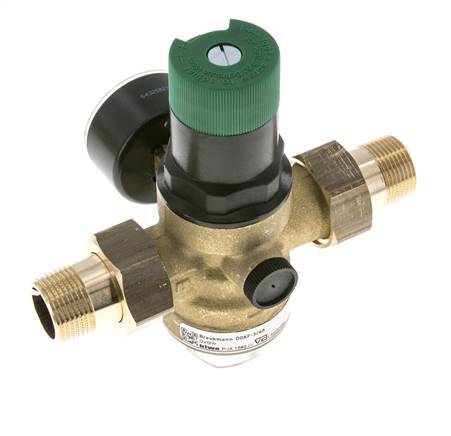Réducteur De Pression De Filtre Laiton R3/4'' 52 L/Min 1.5-6 Bar/22-87Psi Eau Potable