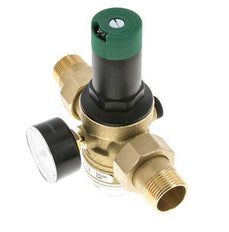 Réducteur De Pression De Filtre Laiton R1'' 97 L/Min 1.5-6 Bar/22-87Psi Eau Potable