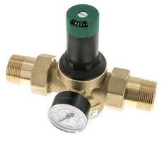 Réducteur De Pression De Filtre Laiton R1 1/4'' 99 L/Min 1.5-6 Bar/22-87Psi Eau Potable