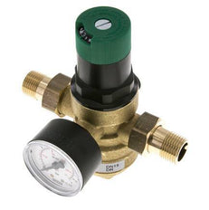 Réducteur De Pression De Filtre Laiton R1/2'' 40 L/Min 1.5-6 Bar/22-87Psi Eau Potable
