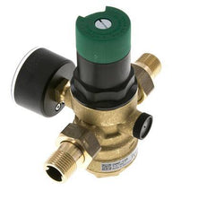Réducteur De Pression De Filtre Laiton R1/2'' 40 L/Min 1.5-6 Bar/22-87Psi Eau Potable
