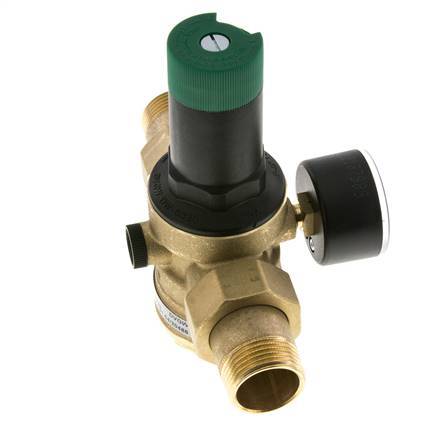 Réducteur De Pression De Filtre Laiton R1'' 97 L/Min 1.5-6 Bar/22-87Psi Eau Potable