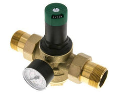 Réducteur De Pression De Filtre Laiton R1 1/4'' 99 L/Min 1.5-6 Bar/22-87Psi Eau Potable