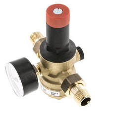 Filtre Réducteur de Pression Laiton R1/2'' 40 l/min 1.5-12 bar/22-174psi Eau Potable