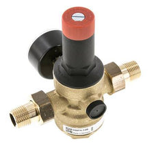 Filtre Réducteur de Pression Laiton R1/2'' 40 l/min 1.5-12 bar/22-174psi Eau Potable