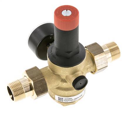 Filtre Réducteur de Pression Laiton R3/4'' 52 l/min 1.5-12 bar/22-174psi Eau Potable