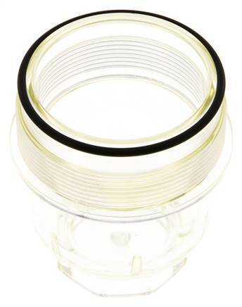 Sieve Bowl Transparent R 1-1/2'' and R 2'' Braukmann